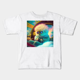 A Furry Space Adventure - Cosmic Cuties #3 Kids T-Shirt